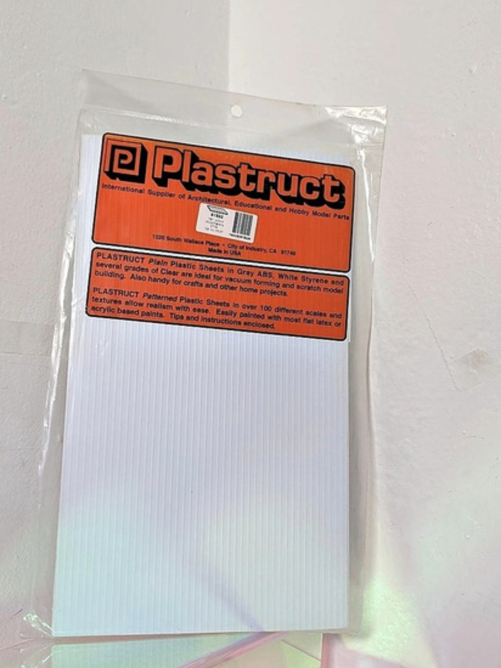 Plastruct 91532 Sheets White NWT